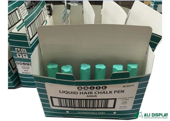 Pen Chalk UV CDR Custom Cosmetic Box Packaging Offset Printing Box 25cm Lid Tray