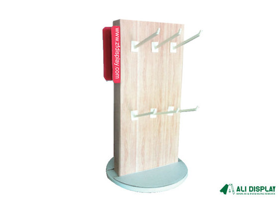 Roating CDR Counter Display Stand 35cm Greeting Card Display Rack