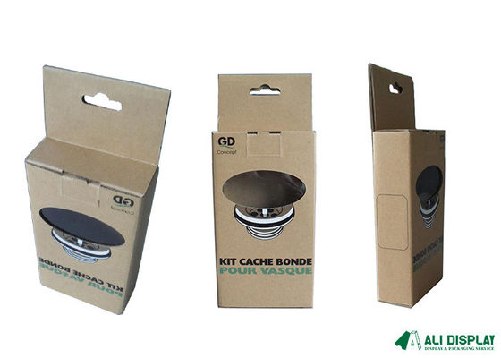 Corrugated 150mm Cosmetic Packaging Printing 250gsm Kraft Empty Cosmetic Boxes