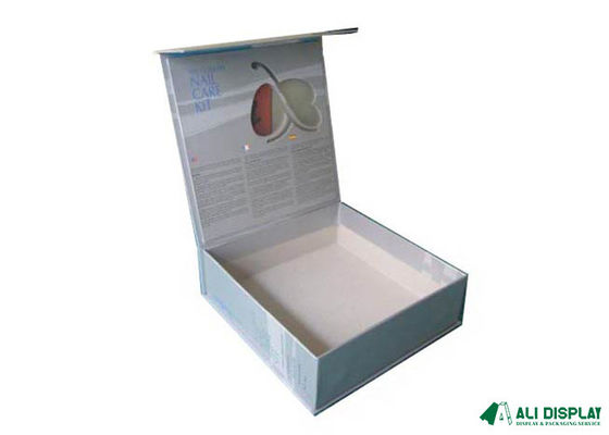 Grey CDR Cosmetic Packaging Boxes CMYK Cosmetic Gift Box Packaging