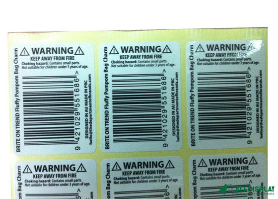Cosmetic Bar Code 20mm Sticker Vinyl Glossy CMYK Printer Vinyl Paper