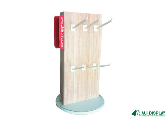 Logo PDQ Cardboard Hook Display 300gsm Small Counter Display