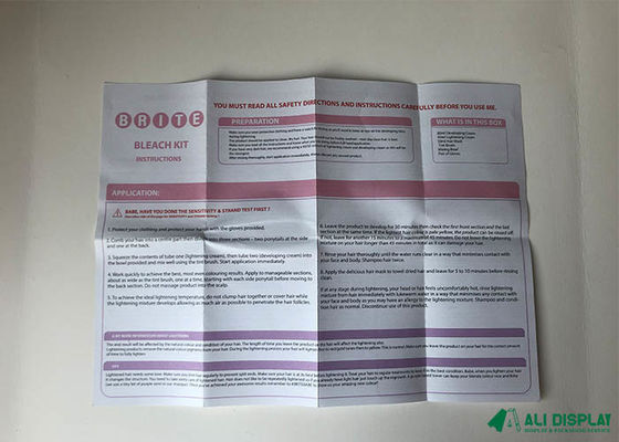 A4 Leaflet Manual Instruction Booklets Offset Printing CDR PSD