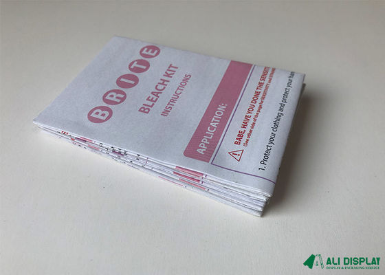 100gsm Instruction Booklets 120mm Pantone Book Folding Instructions