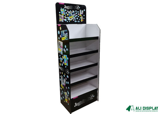 50cm Cardboard Shop Display Stands CMYK Dump Bins Retail Display