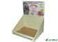 CMYK PDQ Display Box Corrugated Cardboard Counter Display Stands