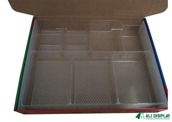 PSD Cardboard Counter Display Boxes 35cm Corrugated Counter Top Box