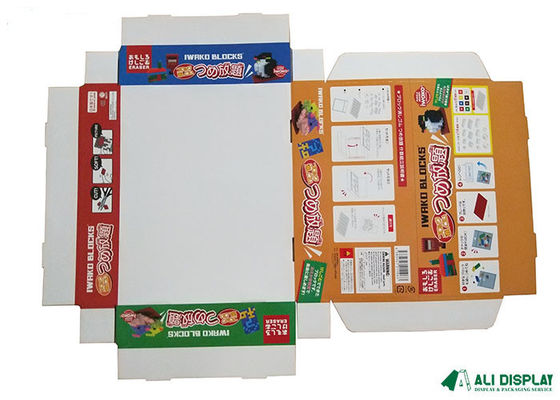 PSD Cardboard Counter Display Boxes 35cm Corrugated Counter Top Box