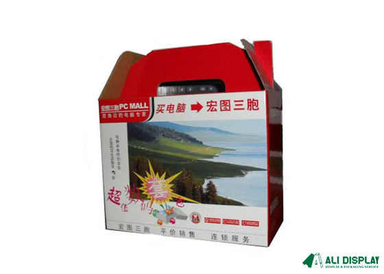 500mm Corrugated Boxes With Handles Matte Colored Corrugated Mailing Boxes