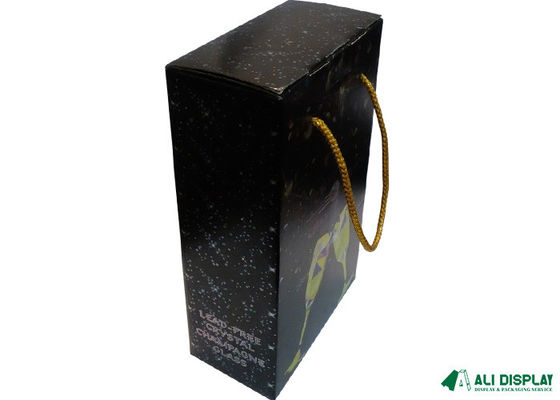 300gsm Wine Bottle Packaging Boxes CMYK  CDR Luxury Cardboard Packaging