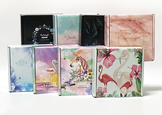 Offset Printing Color Paper with Karft Paper Foldable Mailing Box Customized Size for Daily Commodities