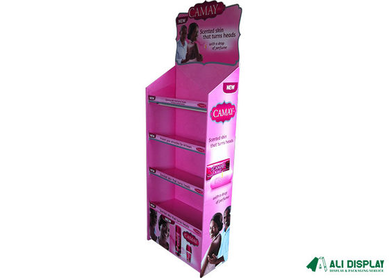 50cm Cardboard Shop Display Stands CMYK Dump Bins Retail Display